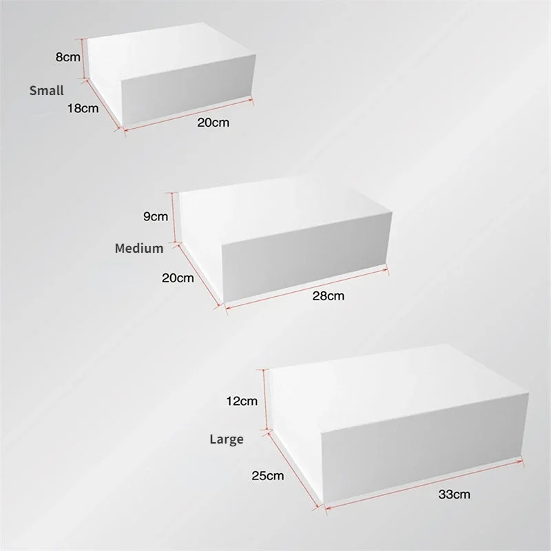 Folding Magnetic Gift Box, Large Portable Hard Cardboard Box for Gifts, Exquisite Storage and Packaging Solution for Birthday, Wedding, Anniversary, Holiday Presents, Fancy Luxury Gift Box for Jewelry, Keepsakes, 1Pc - 图片 8