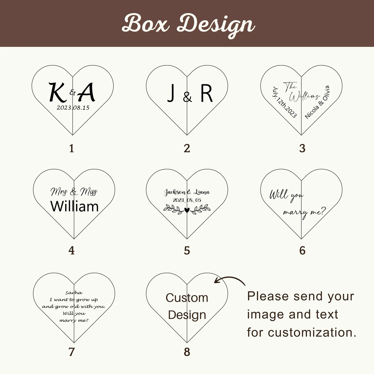 Handmade Heart-Shaped Wooden Ring Box with Velvet Interior and Custom Engraving – Romantic Jewelry Packaging Case for Proposal, Engagement, Wedding Day Gift, and Keepsake Presentation