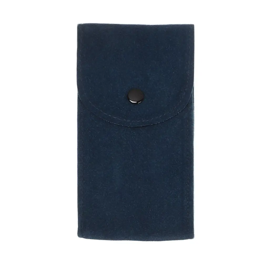 Travel Watch Case | Flannelette Watch Storage Bag, Velvet Snap Packaging Pouch Anti-Dust Watch Protection Case, Soft Compression Velvet Bag for Watch Collection Gift Packaging Accessories (Red/Green/Blue/Black/Grey/Pink/Light Blue) - 图片 11