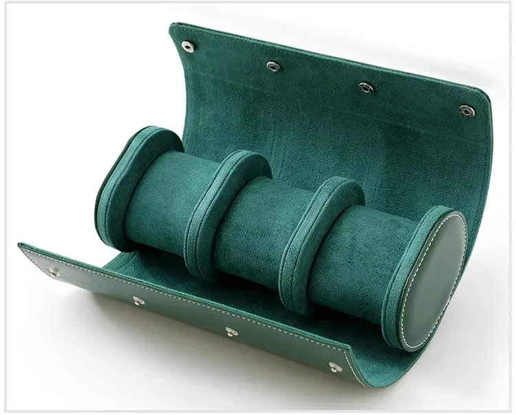 Travel Watch Organizer | PU Leather Watch Box and Pouch Organizer – Classic Travel Storage Case for Men and Women, Protective Watch Holder to Prevent Scratching and Oxidation, Elegant Leather Timepiece Gift and Display 7