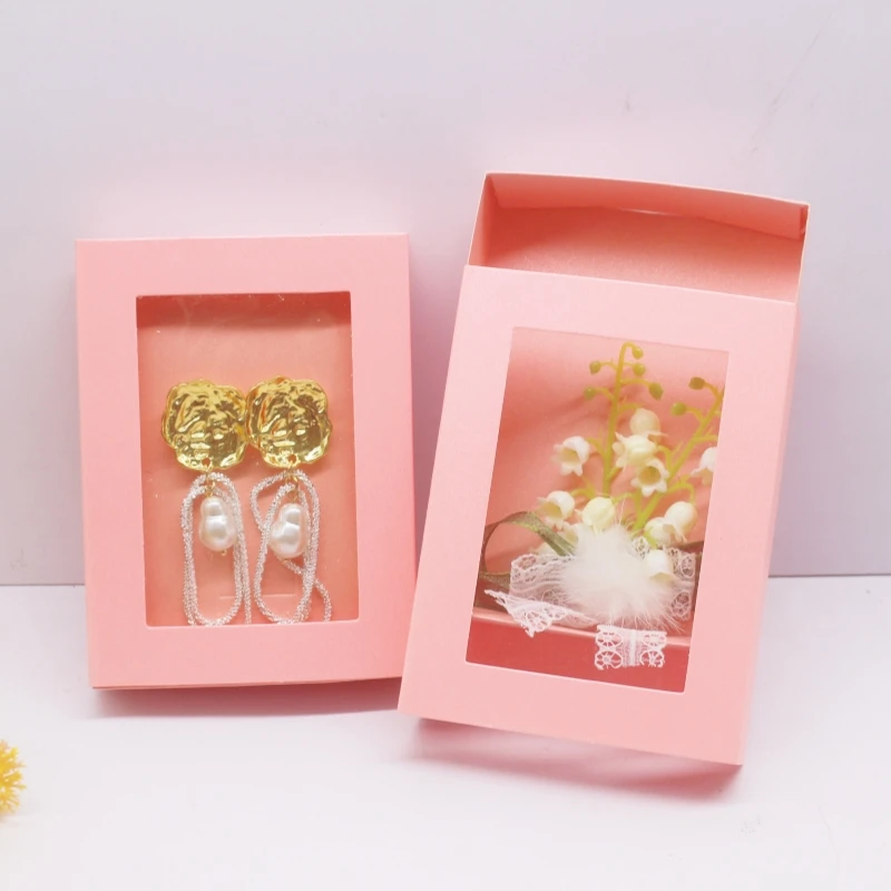 10PCS Multi-Color Window Gift Boxes – 11.5x8.5x2.5cm, Ideal for Christmas, Parties, and Holiday Decorations, Perfect for Gift Packaging and Special Occasions 5