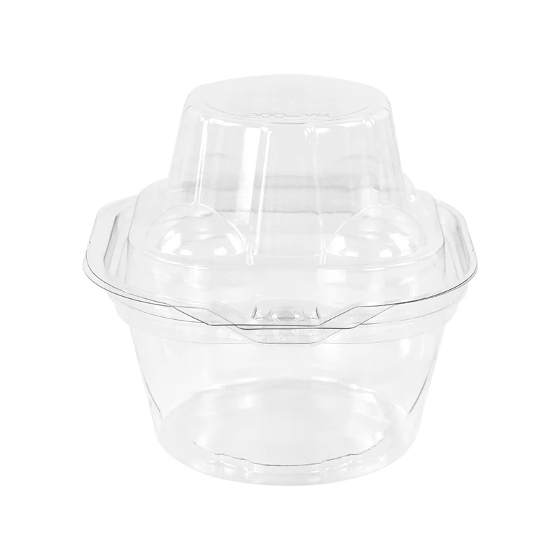 20/50Pcs Individual Cupcake Boxes Clear Muffin Cake Dessert Holders with Dome Lids, Transparent Pastry Containers for Birthday Party Wedding Favor Gift Packaging and Event Decoration Supplies