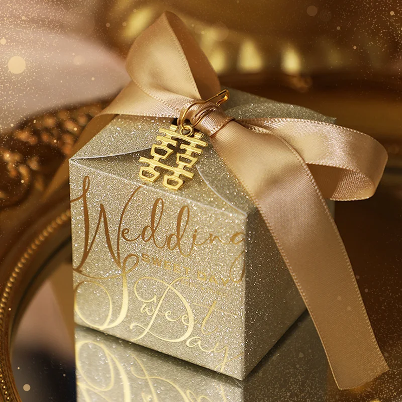 Sparkling Gold and Silver Mini Gift Box Bags – Creative Paper Packaging for Wedding Favors, Baby Shower Candy, Chocolate, Cookies, Jewelry, and Party Treats – Elegant Decorative Boxes for Guests and Events Sparkling Gold and Silver Mini Gift Box Bags – Creative Paper Packaging for Wedding Favors, Baby Shower Candy, Chocolate, Cookies, Jewelry, and Party Treats – Elegant Decorative Boxes for Guests and Events