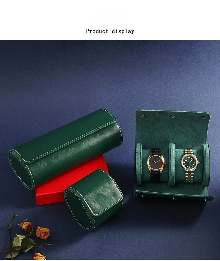 Travel Watch Organizer | PU Leather Watch Box and Pouch Organizer – Classic Travel Storage Case for Men and Women, Protective Watch Holder to Prevent Scratching and Oxidation, Elegant Leather Timepiece Gift and Display 5