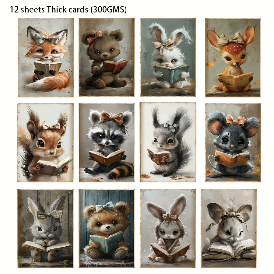 50PCS Card Sticker & Envelope Set – DIY Holiday Flag Crafts, Scrapbooking Supplies, Postcard & Greeting Card Decoration, Journal Album Stickers, Paper Craft Kit for Kids, Students, Teachers, Party Favors, Gift Packaging - 图片 5