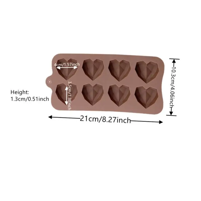 Love Silicone Baking Mold for Valentines Day New Year Ramadan Mother’s Day DIY Chocolate Candy Fondant Cake Baking Molds Kitchen Dessert Pastry Decoration Tools Craft Tray - 图片 8