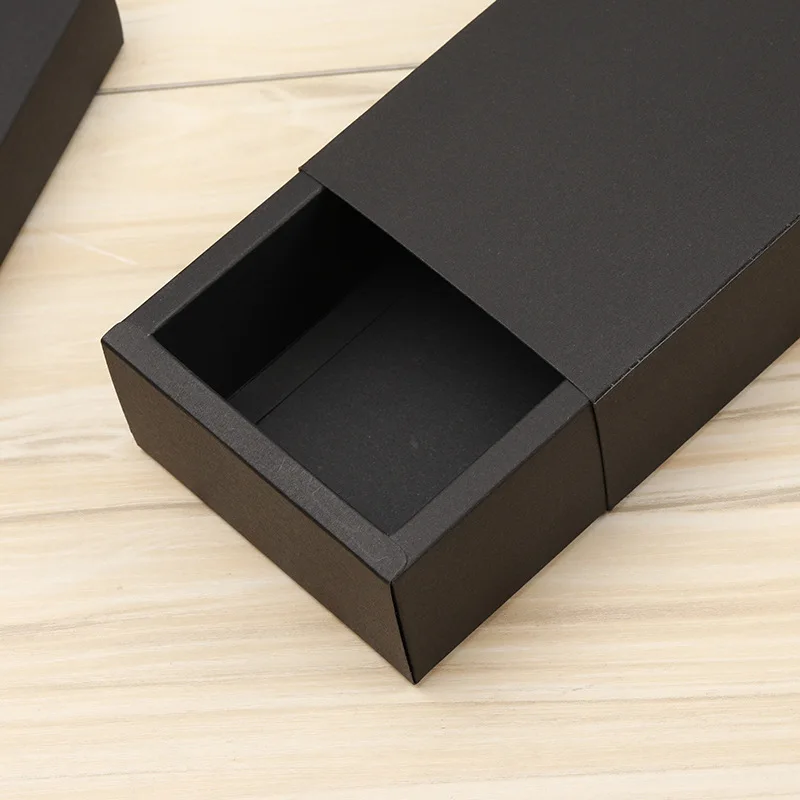 10pcs Kraft Paper Gift Boxes with Clear PVC Window, Exquisite Drawer Packaging for Wedding Birthday Party Cookies Candy Cake Display, DIY Dessert Favor Storage Containers Elegant Gift Presentation 8