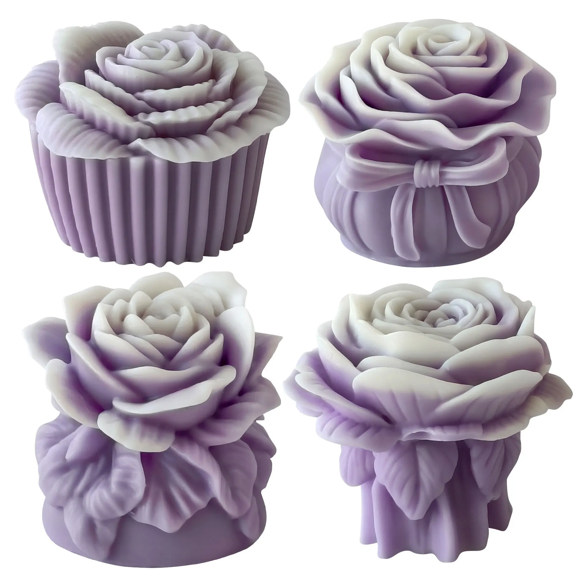 Twin Rose 3D Aromatherapy Candle Mold – Handmade Silicone Mold for Valentine’s Day Style, Wedding Decoration, Soap, Resin, Expansion Stone, and Cake Baking DIY Creative Craft Tool Twin Rose 3D Aromatherapy Candle Mold – Handmade Silicone Mold for Valentine’s Day Style, Wedding Decoration, Soap, Resin, Expansion Stone, and Cake Baking DIY Creative Craft Tool