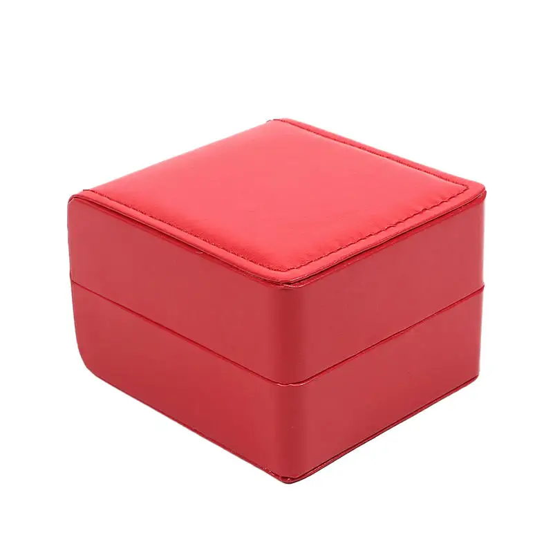 High Grade PU Leather Single Watch Gift Box with Pillow – Elegant Wristwatch Display Case Organizer for Men, Jewelry Storage & Watch Packaging Box, Luxury PU Leather Presentation Box 18