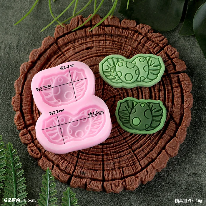Leaf Stump Silicone Mold – Fondant, Cookie, Cake, Chocolate Mould, DIY Cake Decorating Tool, Non-Stick Silicone Baking Mold for Sugarcraft, Pastry, Cupcakes, Candy, and Creative Dessert Accessories