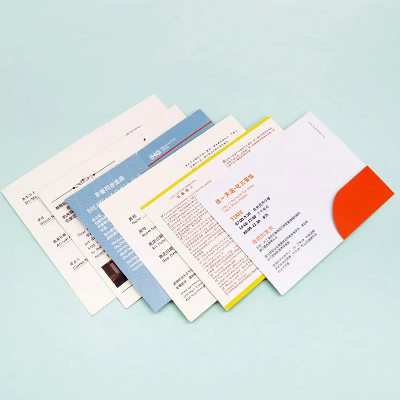 Custom Printed Hotel Room Key Card Holders – Paper Keycard Sleeves, Logo Branded Wallet Envelopes for Resorts, Motels, Airbnb, Business Events, Conference Access Cards, and Guest Room Card Packaging - 图片 2