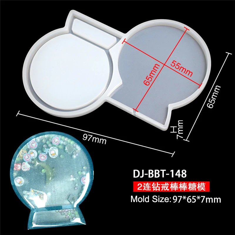 Leaf Flower Heart Bear Shape Silicone Lollipop Mold Round Chocolate Candy Cheese Baking Mould Fondant Cake Decorating Tools Dessert Cupcake Topper Tray Kitchen Pastry DIY Baking Accessories 22