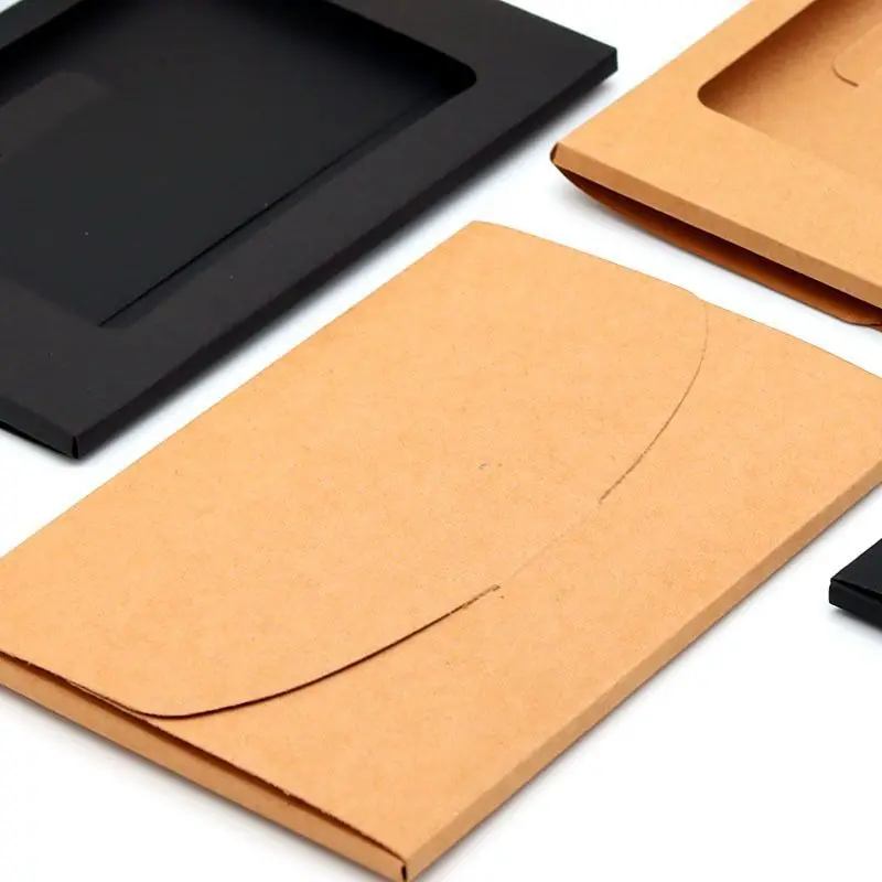 50PCS Kraft Paper Envelope Gift Boxes – DIY Candy Packaging Bags for Wedding Favors, Birthday Parties, Baby Showers, Christmas Treats, Cookie, Chocolate, and Small Gift Wrapping Party Supplies - 图片 3