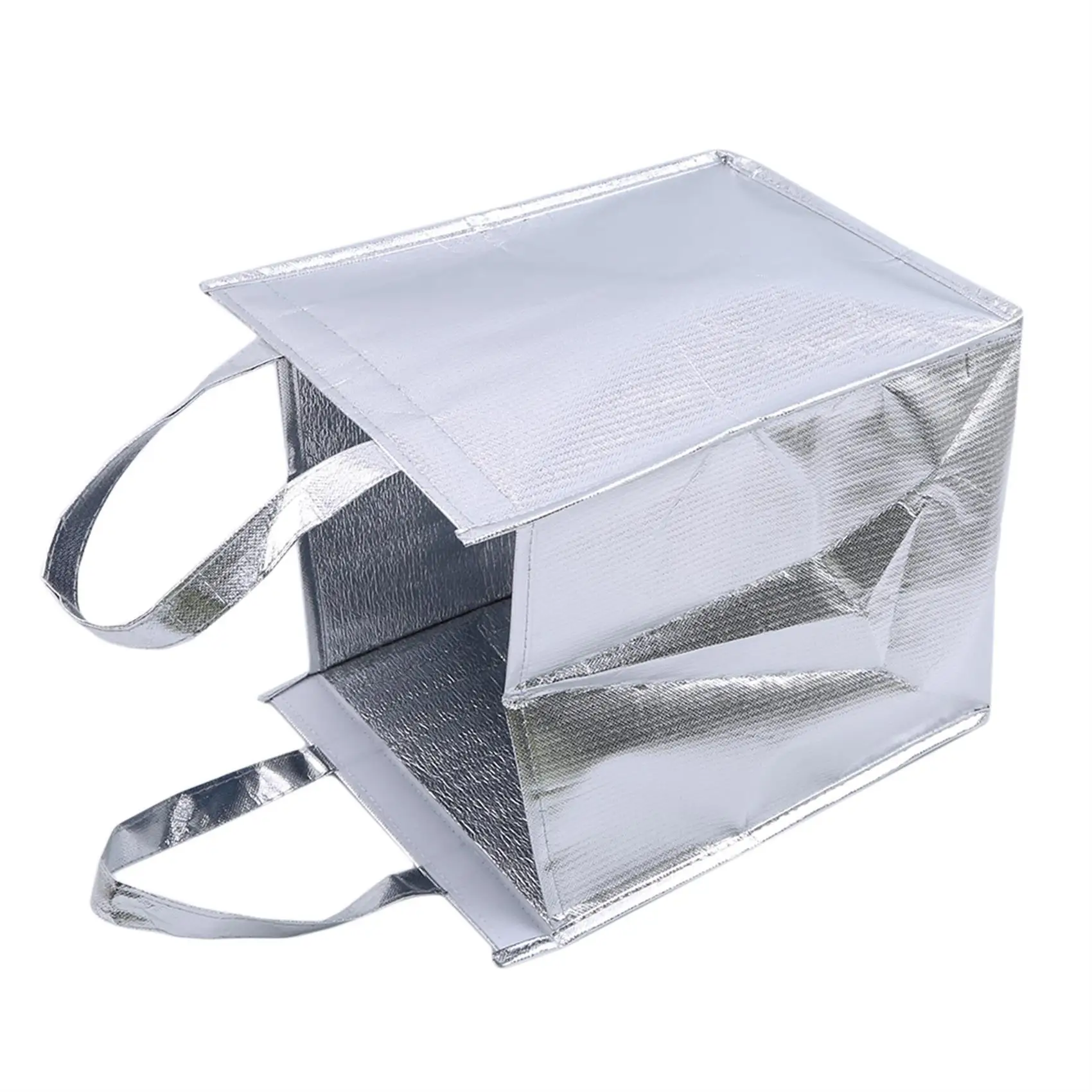 1PC Foldable Multifunctional Cake Insulation Bag, Waterproof Aluminum Foil Cooler Bag, Thermal Food Storage Box for Home, Kitchen, and Delivery, Reusable Portable Cake Carrier 6