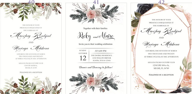 50PCS Laser Cut Wedding Gate Invitations – Elegant Pink and Gold Engagement Greeting Cards with Customizable Printing, Perfect for Bridal Shower, Anniversary, Birthday, Banquet, and Party Supplies