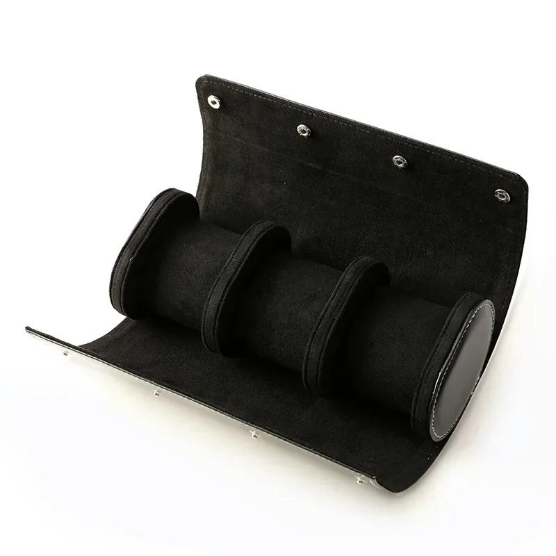 Travel Watch Organizer | PU Leather Watch Case Travel Storage Bag, Classic Watch Pouch Organizer, Prevents Scratching & Oxidation, Portable Leather Watch Box for Travel and Display Packaging - 图片 15