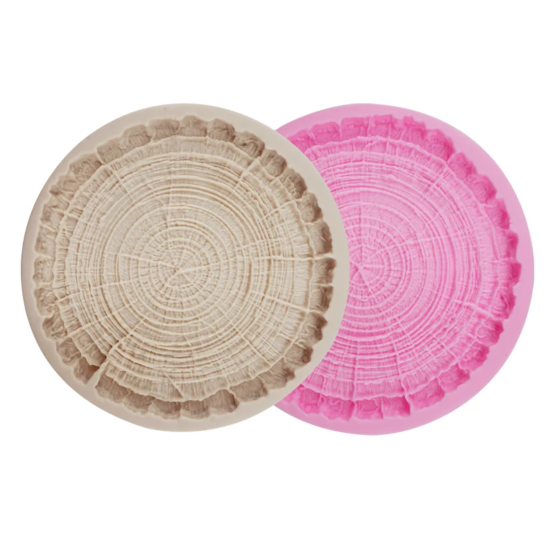 Stump Shape Silicone Fondant Mold – 3D Tree Trunk Chocolate Cake Baking Mold, Non-Stick Fondant Sugarcraft Mold, DIY Pastry Tools for Cupcakes, Cookies, Desserts, and Home Kitchen Decoration