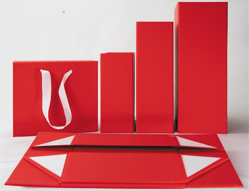 25x33x12cm Foldable Gift Box with Magnetic Closure – Colorful Storage Box, Space-Saving Flat Cardboard Packaging for Candy, Wedding, and Gift Wrapping (Magnetic Closure Box) - 图片 8