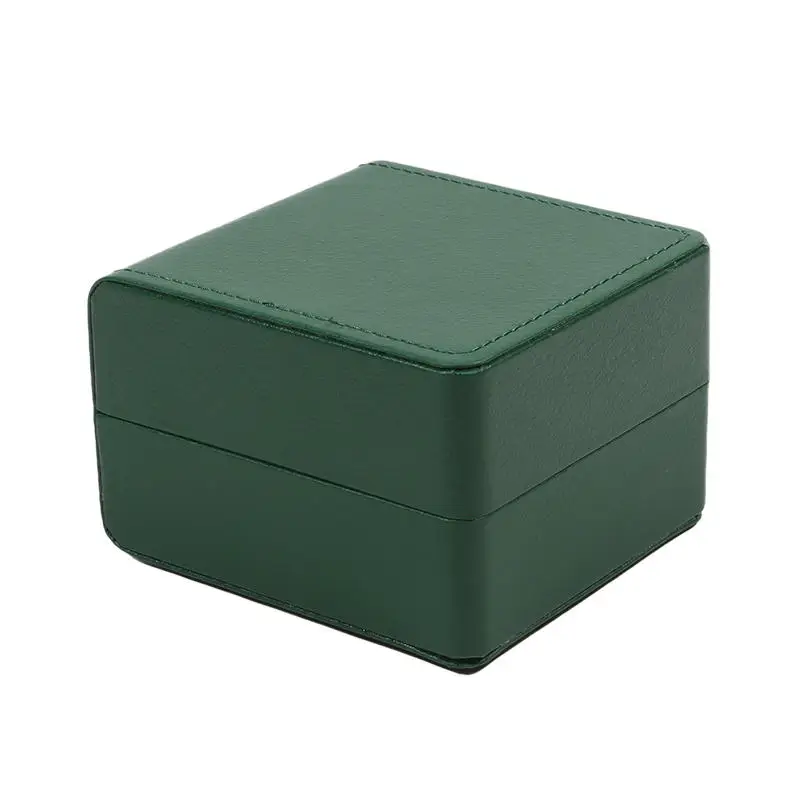 High Grade PU Leather Single Watch Gift Box with Pillow – Elegant Wristwatch Display Case Organizer for Men, Jewelry Storage & Watch Packaging Box, Luxury PU Leather Presentation Box 16