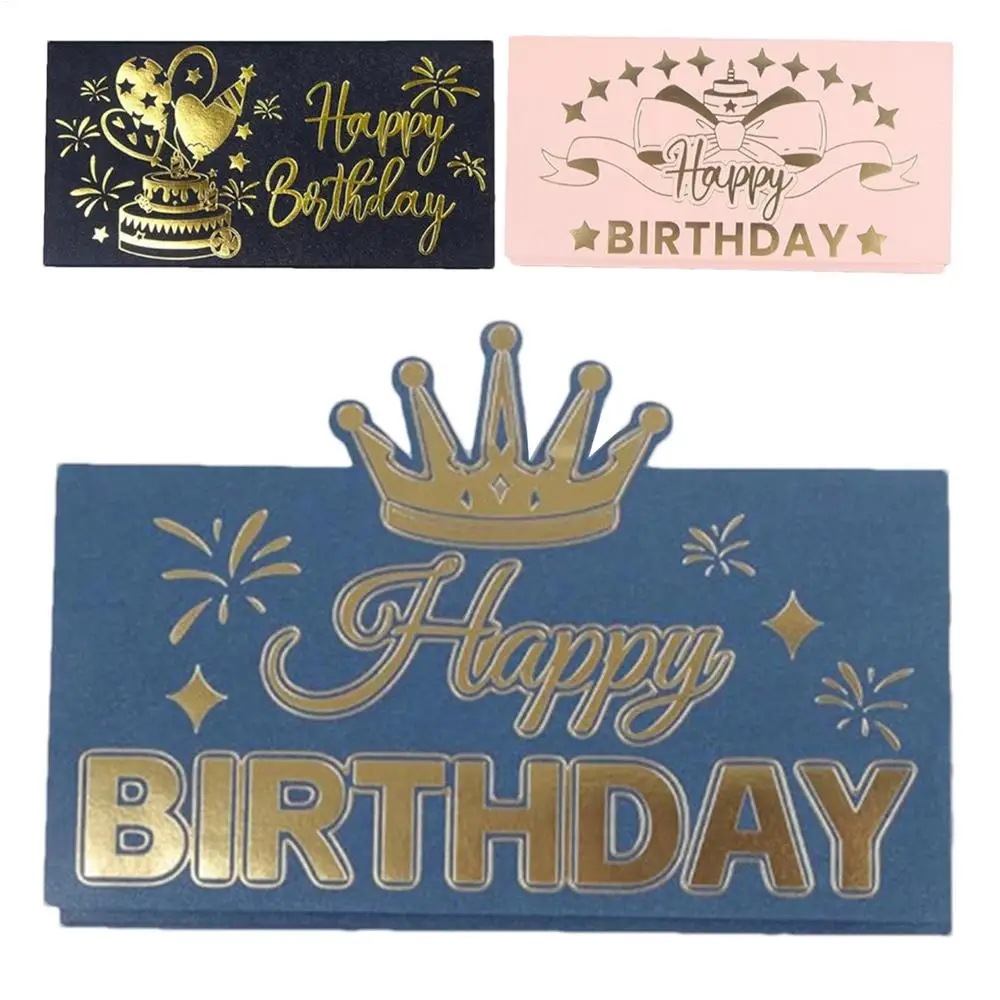 Creative Birthday Wallet Greeting Card – Folding Cash Holder Red Envelope Style, Unique Birthday Gift Envelope for Kids, Boys, Girls, and Friends, Fun and Practical Birthday Party Gift Idea