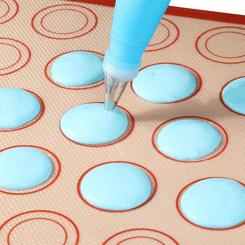 1PC Silicone Baking Mat for Oven, 0.4mm Thin Reusable Non-Stick Heat-Resistant Bakeware Liner, Flexible Silicone Sheet for Cookies, Pastries, and Professional Home Baking Tools