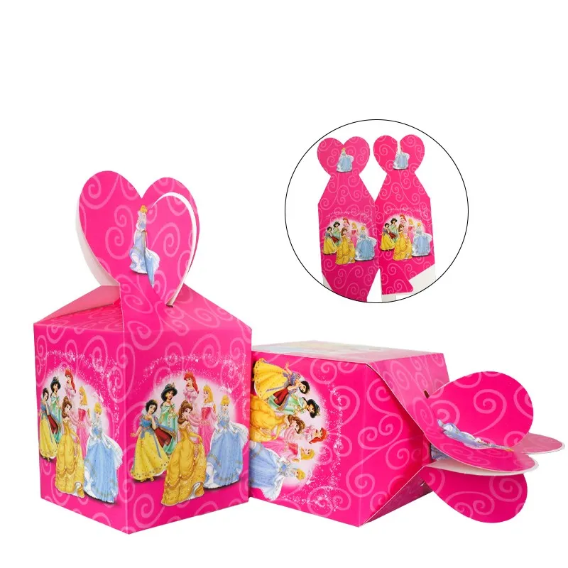 Frozen Minnie Mouse Princess Avenger Party Supplies – Candy Gift Boxes for Kids Birthday, Baby Shower, Paper Treat Boxes for Girls Boys Party Favors, Holiday Celebration and Birthday Decorations - 图片 6