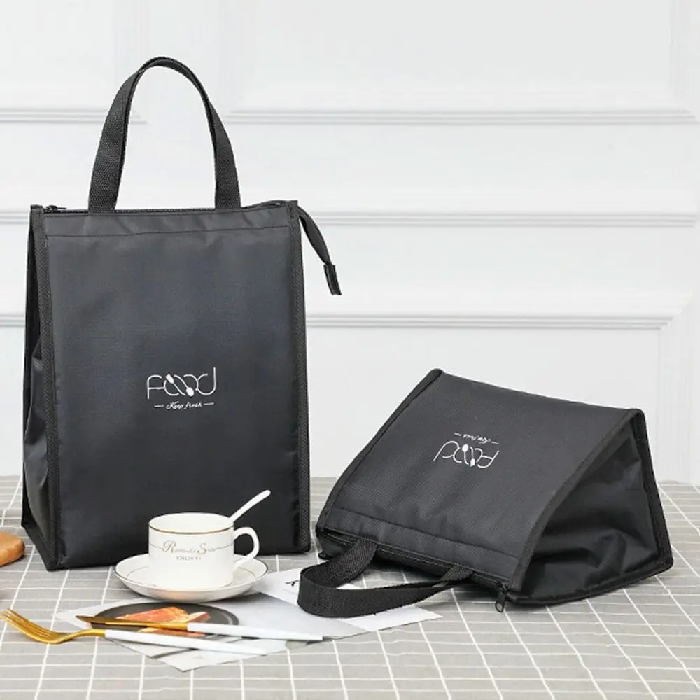 Waterproof Insulated Lunch Bag, Portable Cooler Tote for Picnic and Breakfast, Thermal Food Storage Organizer, Reusable Lunch Box Bag for Office, School, Travel, and Outdoor Activities