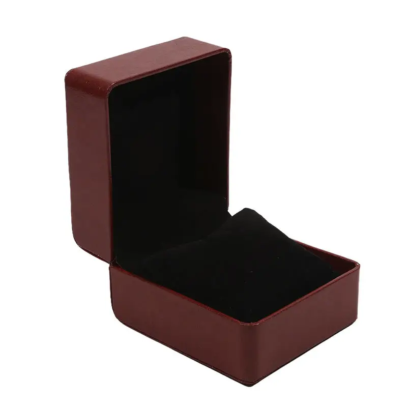 High Grade PU Leather Single Watch Gift Box with Pillow – Elegant Wristwatch Display Case Organizer for Men, Jewelry Storage & Watch Packaging Box, Luxury PU Leather Presentation Box 23