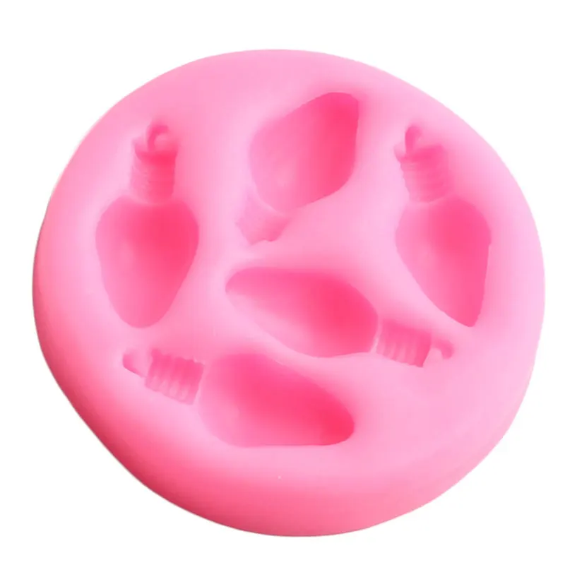 3D Light Bulb Silicone Mold – DIY Chocolate, Fondant, Candy, Cupcake, Resin, Soap, Polymer Clay Mould for Cake Decorating, Baking, Sugarcraft, Party Desserts, and Creative DIY Crafts