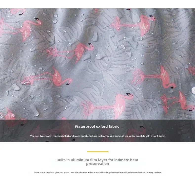 Insulated Thermal Cooler 🥗❄️ Reusable Lunch Tote for Food & Drinks, Leakproof Picnic, Camping, Grocery Shopping, Outdoor Cooler Box, Portable Food Storage Carrier for Travel, Work, School 7