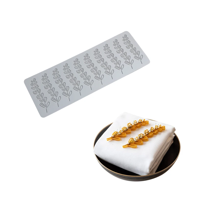 Silicone Lace Mat Butterfly and Leaf Pattern, Sugarcraft Cake Decorating Mold Pad, Flexible Silicone Fondant Mat for DIY Chocolate, Cookies, Candy, Cupcakes, Desserts, Baking Tools, Reusable Non-Stick