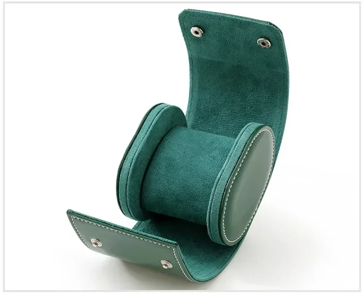 Travel Watch Organizer | PU Leather Watch Box and Pouch Organizer – Classic Travel Storage Case for Men and Women, Protective Watch Holder to Prevent Scratching and Oxidation, Elegant Leather Timepiece Gift and Display 9