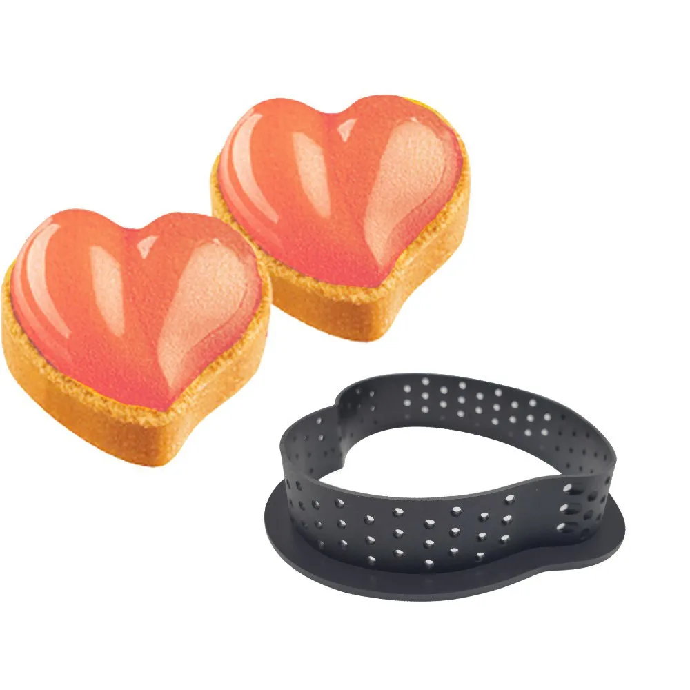 5-20pcs Perforated Plastic Tart Ring Molds for DIY French Fruit, Mousse, and Cake Desserts, Circular Pastry Cutter, Kitchen Baking Tool for Professional Dessert Presentation and Creative Home Baking 5-20pcs Perforated Plastic Tart Ring Molds for DIY French Fruit, Mousse, and Cake Desserts, Circular Pastry Cutter, Kitchen Baking Tool for Professional Dessert Presentation and Creative Home Baking