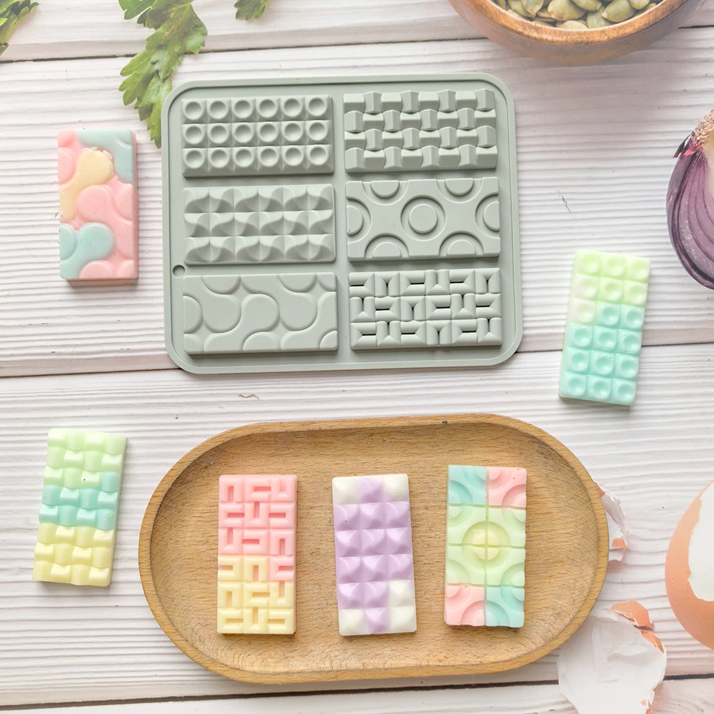 1Pc Creative Mini Euler Circle 6-Chamber Silicone Baking Mold – DIY Chocolate, Candy, Cookie, Ice Tray, Fondant Cake Decoration Mold, Pastry Tool for Desserts, Sugarcraft, and Creative Baking Accessories