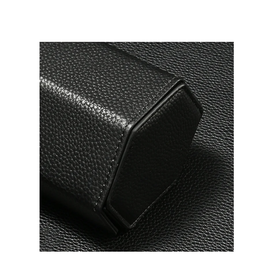 Travel Watch Organizer | Dual Watch Storage Bag Premium PU Leather Travel Watch Box, Portable Wrist Watch Organizer Gift Case, Double Slot Luxury Watch Packaging Bag for Men and Women 3