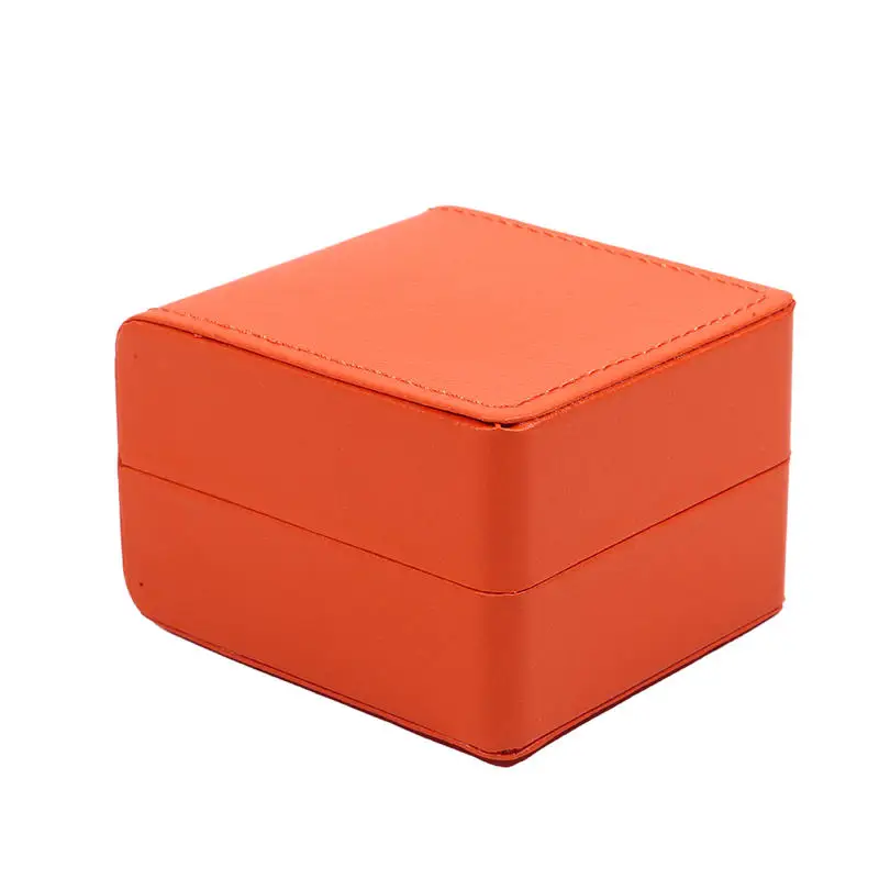 High Grade PU Leather Single Watch Gift Box with Pillow – Elegant Wristwatch Display Case Organizer for Men, Jewelry Storage & Watch Packaging Box, Luxury PU Leather Presentation Box 30