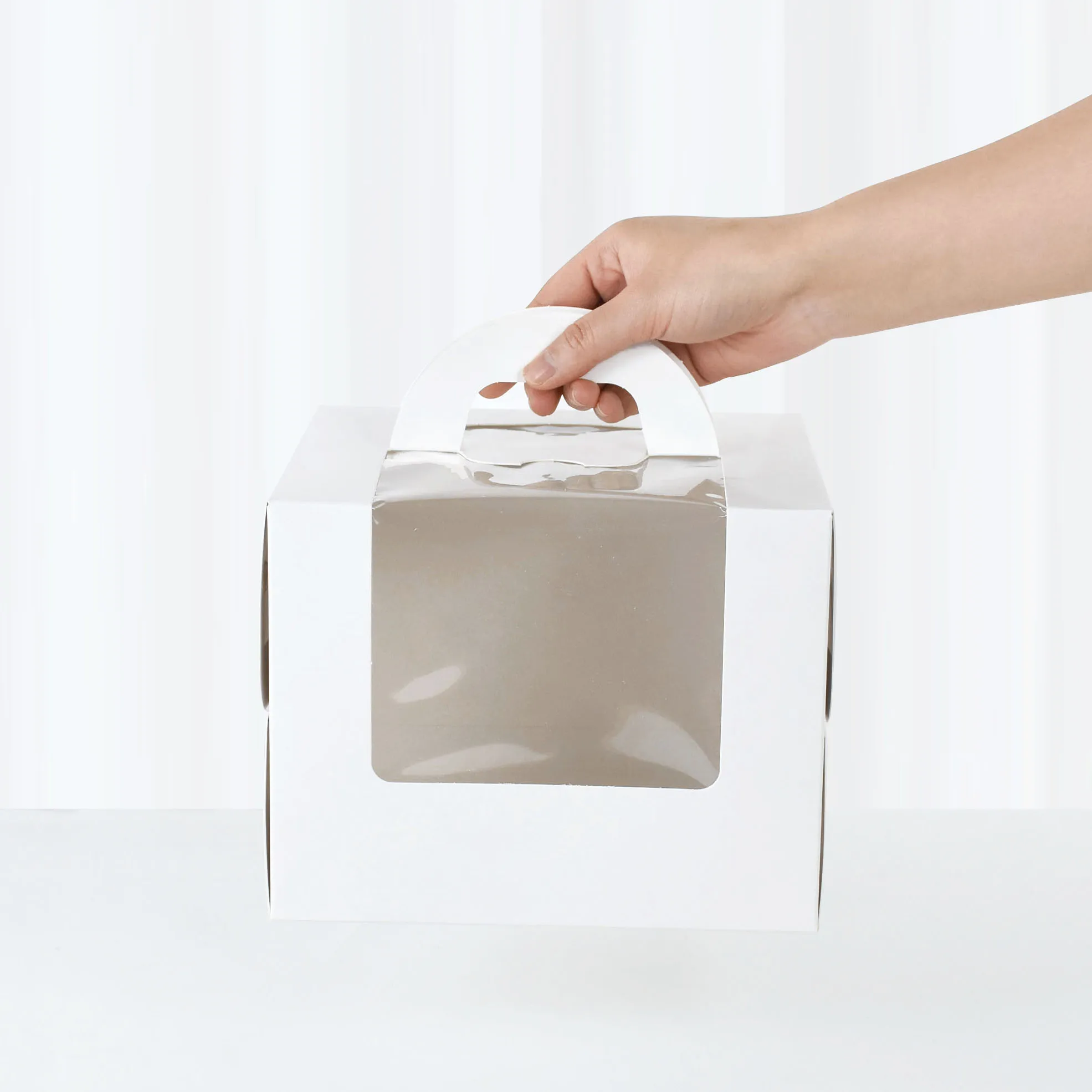 1/3/6pcs High Capacity Cake Packing Boxes with Clear Window, Multi Size Bakery Gift Boxes for Candy Cookies Pastry Chocolate Dessert Packaging, Wedding Birthday Christmas Baby Shower Party Supplies - 图片 3