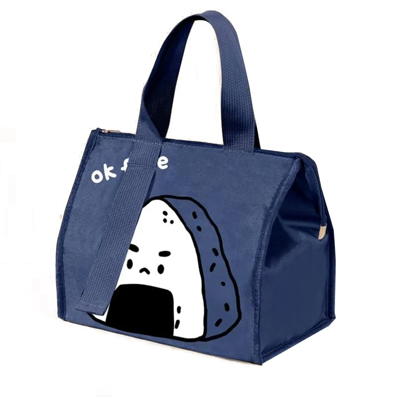 Portable Thermal Lunch Box Bag for Women and Kids – Insulated Food Storage Handbag, Travel and Picnic Cooler Pouch, Reusable Bento Bag for Lunch, Snacks, Drinks, and Meals