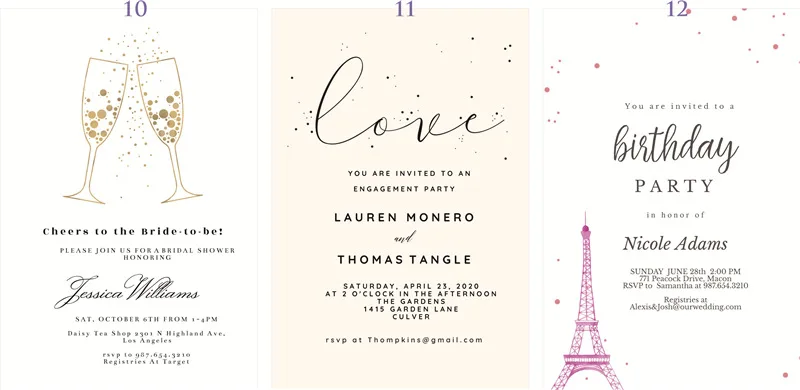 50PCS Laser Cut Wedding Gate Invitations – Elegant Pink and Gold Engagement Greeting Cards with Customizable Printing, Perfect for Bridal Shower, Anniversary, Birthday, Banquet, and Party Supplies