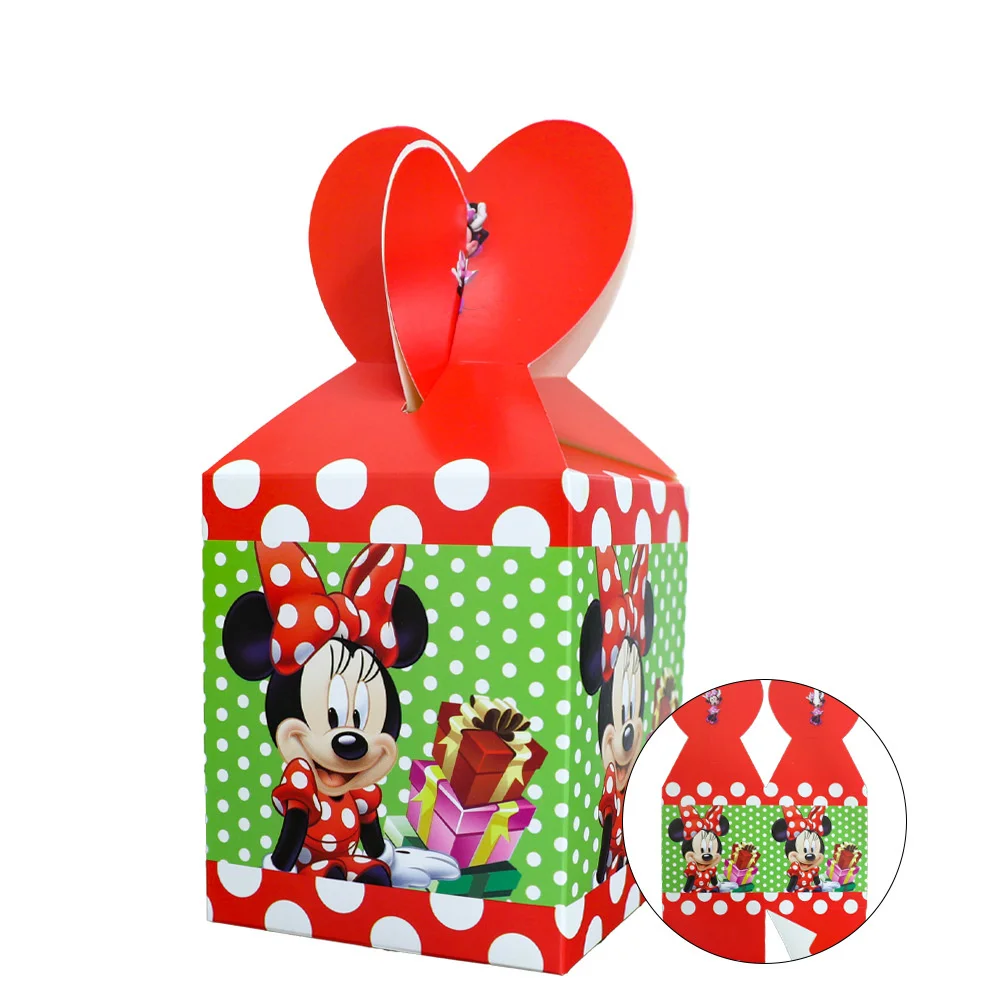 Frozen Minnie Mouse Princess Avenger Party Supplies – Candy Gift Boxes for Kids Birthday, Baby Shower, Paper Treat Boxes for Girls Boys Party Favors, Holiday Celebration and Birthday Decorations - 图片 16