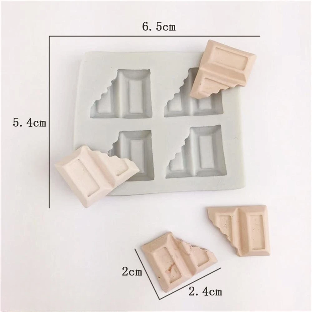 DIY Handmade Biscuit Silicone Mold, Non-Stick Cartoon Ice Cream Chocolate Candy Mould, Multi-Purpose Cake Baking Dessert Decor Mold, Flexible Reusable Silicone Jewelry and Resin Craft Making Tools