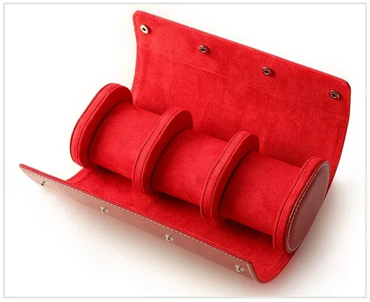 Travel Watch Organizer | PU Leather Watch Box and Pouch Organizer – Classic Travel Storage Case for Men and Women, Protective Watch Holder to Prevent Scratching and Oxidation, Elegant Leather Timepiece Gift and Display 22