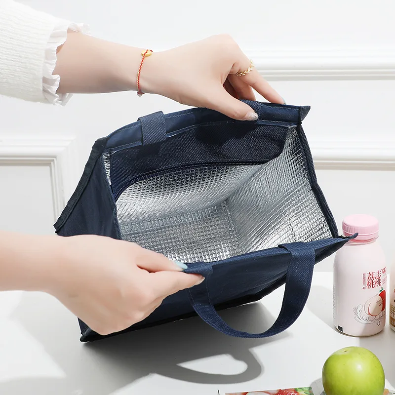 Kids Lunch Bag for School – Portable Cartoon Insulated Thermal Tote, Reusable Bento Pouch for Meals, Snacks, Drinks, and Lunches, Cooler Bag Handbag for Children, Picnic, Travel, and Daily Use