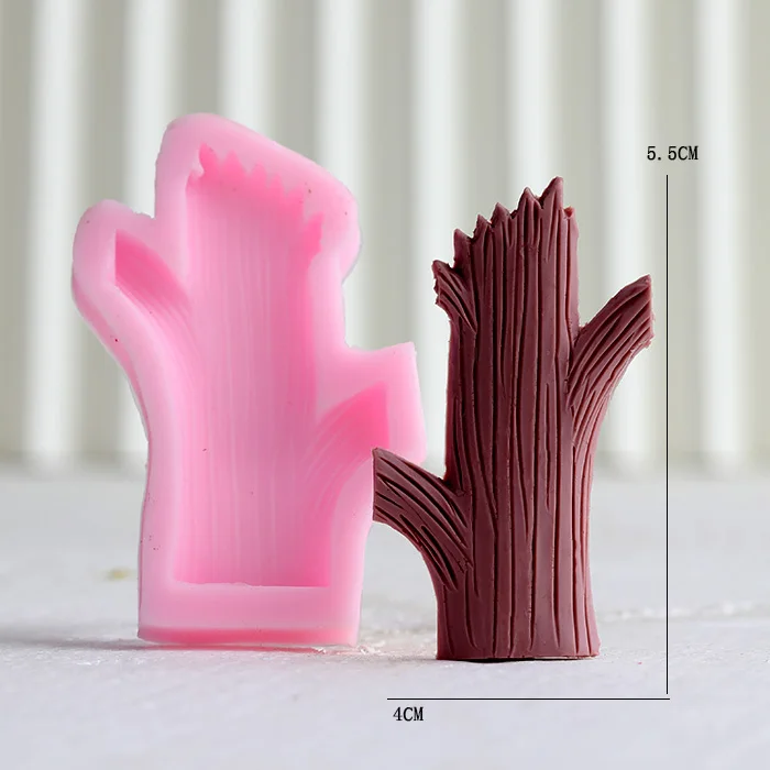 Leaf Stump Silicone Mold for Fondant Cookie Chocolate Cake Baking Moulds Kitchen Pastry Decorating Tools Dessert Accessories Cupcake Candy Baking Tray DIY Craft Decoration - 图片 13