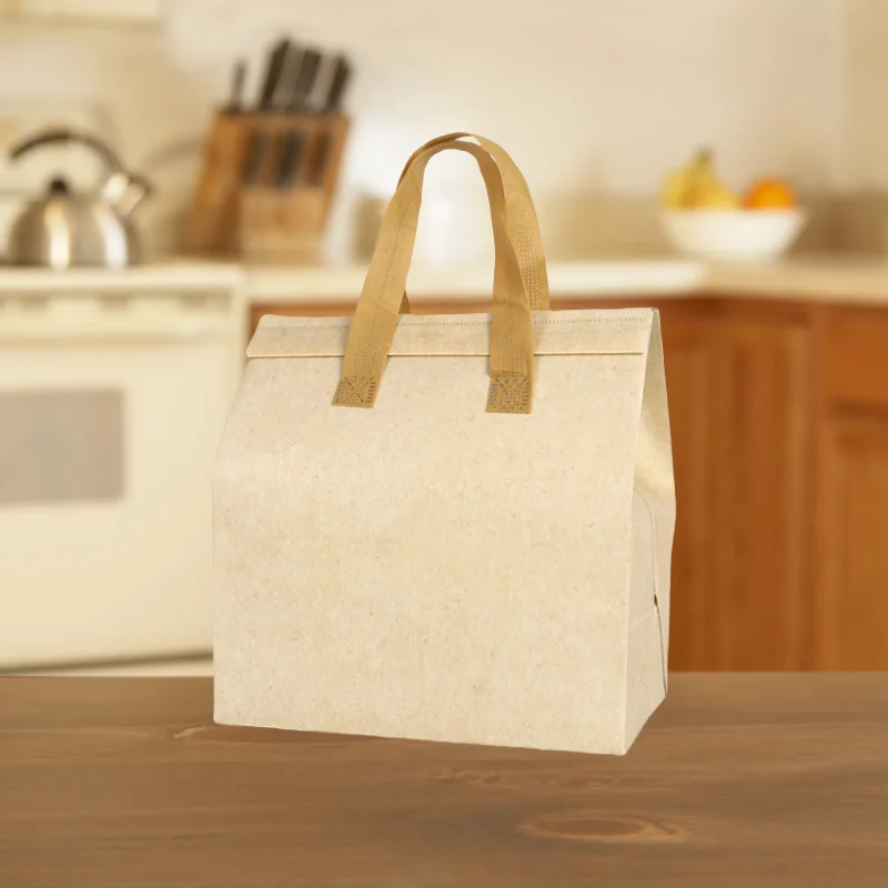 10/25pcs Non-Woven Takeaway Bags, Custom Logo Lunch Bags, Reusable Food Packaging Tote Bags, Insulated Thermal Bags to Keep Food Hot or Cold, Ideal for Takeout, Delivery, and Catering - 图片 17