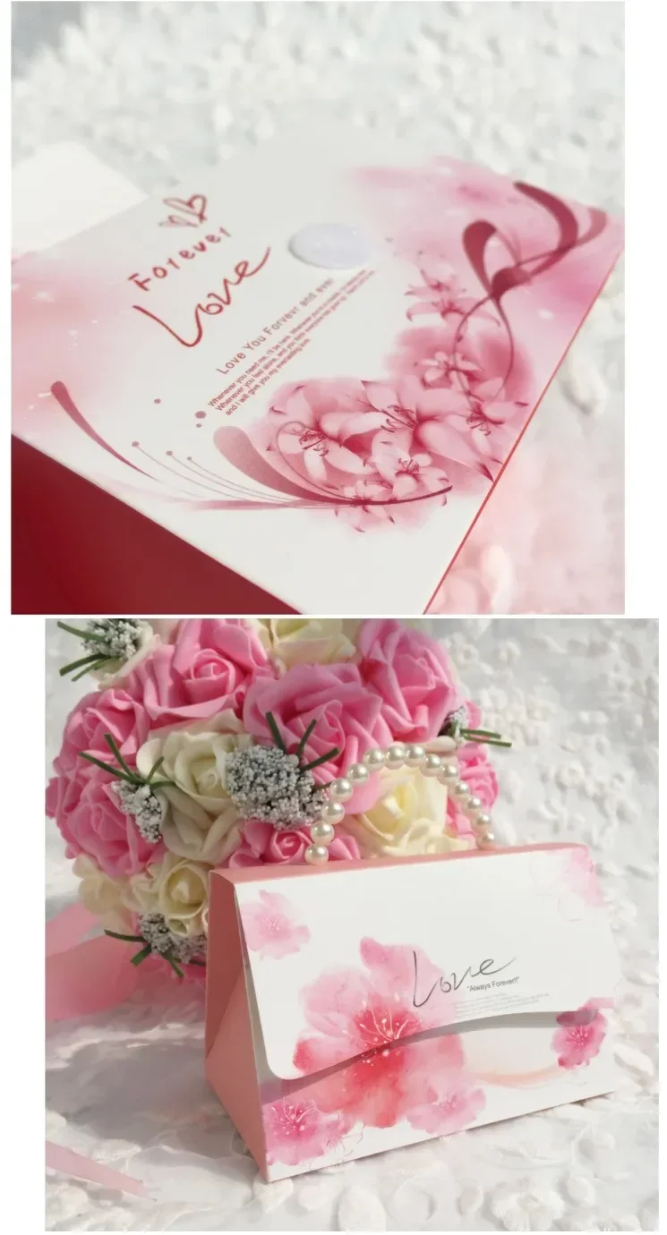 10Pcs/Lot Portable Party Wedding Favor Candy Boxes Baby Shower Gift Bags DIY Creative Candy Boxes Romantic Marriage Celebration Decorative Party Supplies for Treats 10Pcs/Lot Portable Party Wedding Favor Candy Boxes Baby Shower Gift Bags DIY Creative Candy Boxes Romantic Marriage Celebration Decorative Party Supplies for Treats