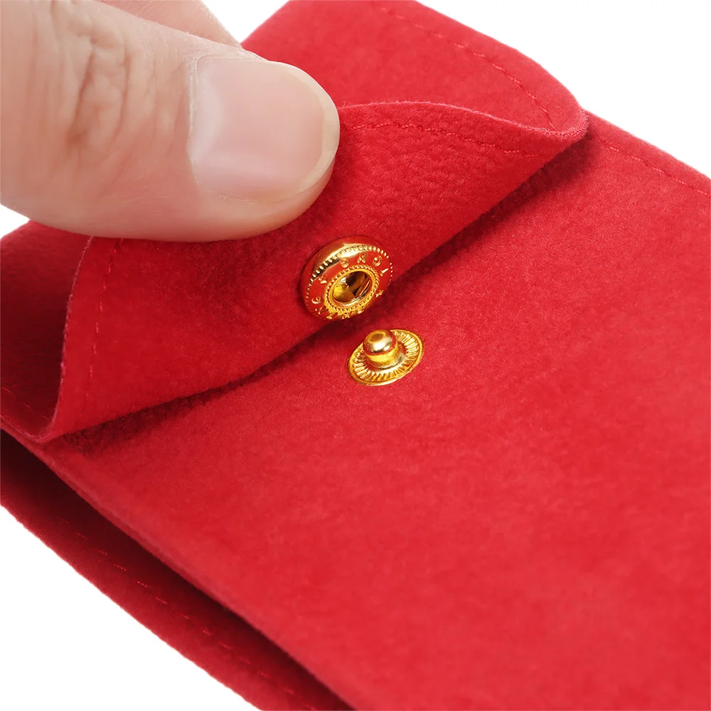 Travel Jewelry Organizer | 1PC Portable Flannelette Watch Box Case – Dust-Proof Storage Bag with Multiple Pockets for Watches, Collection Protection, Organizer for Men and Women, Ideal for Travel and Home Storage 5