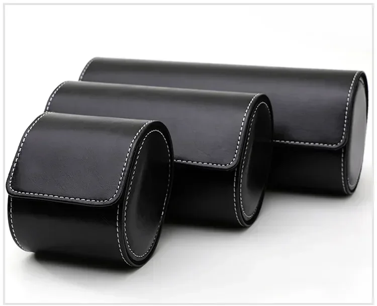 Travel Watch Organizer | PU Leather Watch Box and Pouch Organizer – Classic Travel Storage Case for Men and Women, Protective Watch Holder to Prevent Scratching and Oxidation, Elegant Leather Timepiece Gift and Display 16