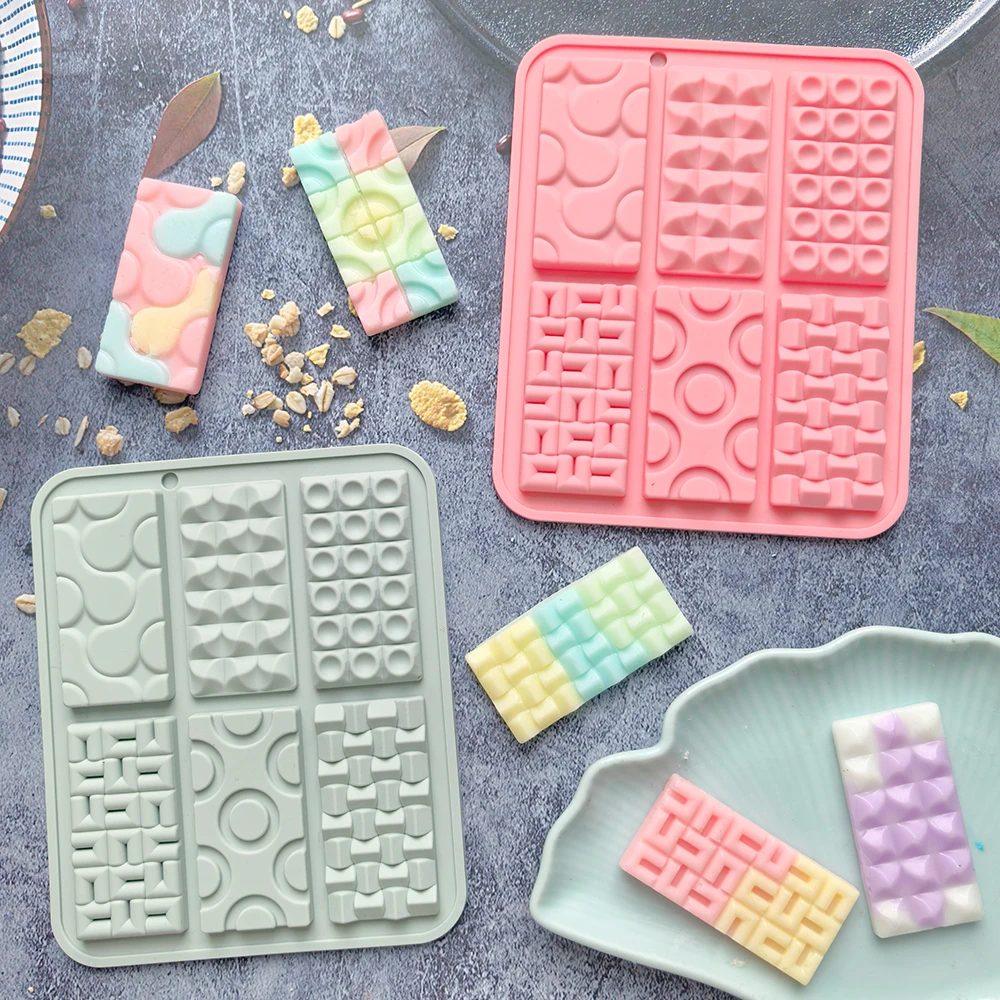 1Pc Creative Mini Euler Circle 6-Chamber Silicone Baking Mold – DIY Chocolate, Candy, Cookie, Ice Tray, Fondant Cake Decoration Mold, Pastry Tool for Desserts, Sugarcraft, and Creative Baking Accessories