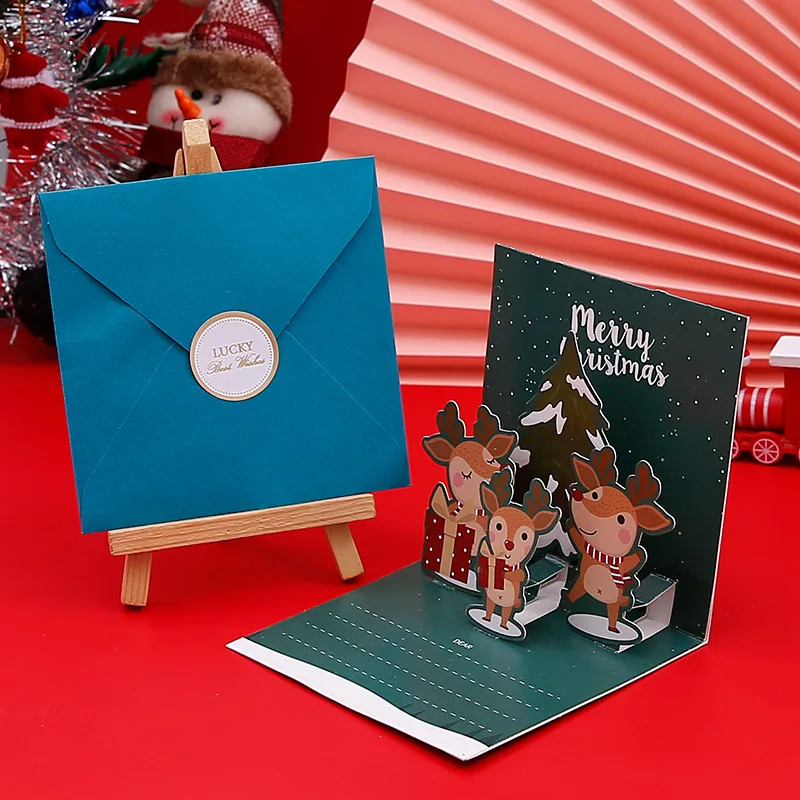 3D Pop Up Christmas Greeting Cards with Envelopes – Folding Message Cards Featuring Santa Claus, Snowflake, and Holiday Designs, Perfect Gift Card for Birthday, New Year, Party, and Winter Decorations 3D Pop Up Christmas Greeting Cards with Envelopes – Folding Message Cards Featuring Santa Claus, Snowflake, and Holiday Designs, Perfect Gift Card for Birthday, New Year, Party, and Winter Decorations